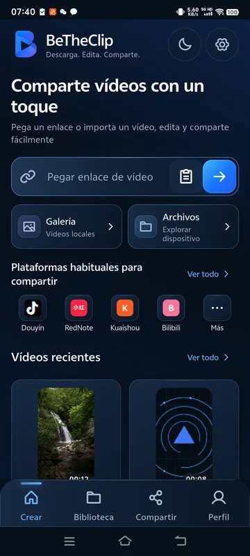 Pega el enlace