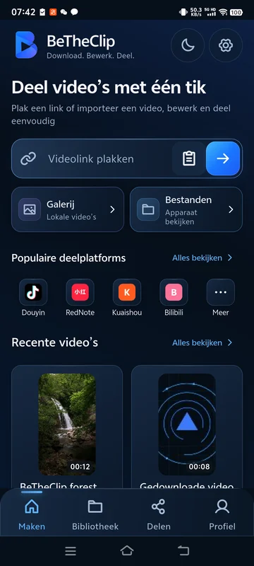 Link plakken
